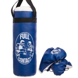 Боксерський набір дитячий Full Contact синій - 20 см