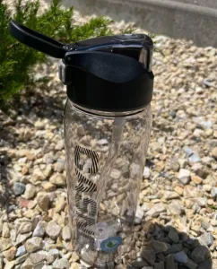 Пляшка для води CASNO 1000 мл KXN-1258 чорна