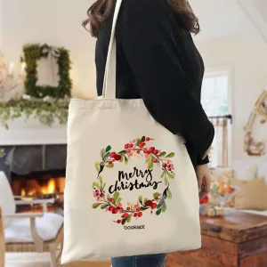 Екошопер BookOpt BK4018 Merry Christmas бежевий