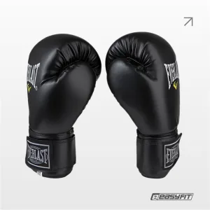 Боксерські рукавички Everlast 16 унцій чорні