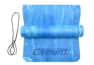 Килимок для йоги та фітнеса EasyFit PER Premium Mat 8 мм синій
