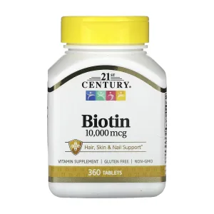 Biotin 10000 мкг - 360 таблеток