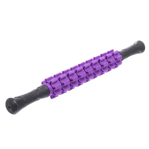 Масажер-палиця роликовий антицелюлітний 9 масажерів Massager Bar Фіолетовий