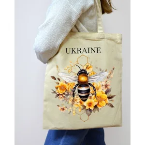 Екошопер BookOpt BK4099 бджілка бежевий