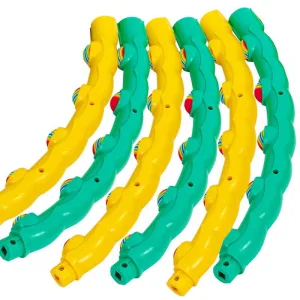 Обруч масажний хула хуп Hula Hoop COLOR BALL 0088-1 6 секцій