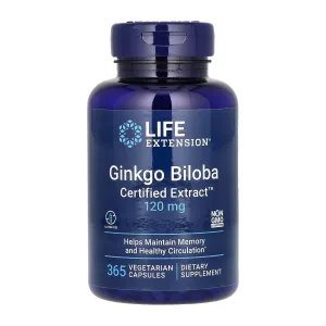 Ginkgo Biloba Certified Extract™ 120 мг - 365 капсул