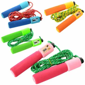 Скакалка для фітнесу зі лічильником синій