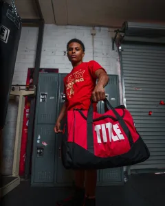 Sports Bag TITLE Boxing Individual Sport Bag Red
