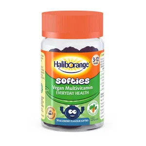 Softies Vegan Multivitamin - 30 м’яких, blueberry