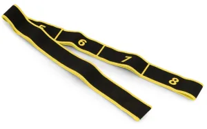 Еспандер з петлями для розтяжки PowerPlay PP_4311 Fitness Band Жовта 88*4 см.