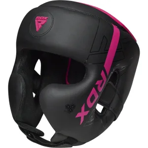 Боксерський шолом RDX F6 KARA Matte Pink S