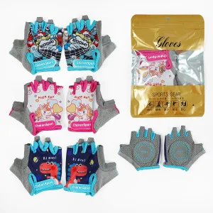 Рукавички для тренувань та велосипеда дитячі Рожевий