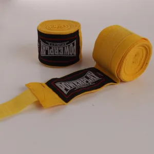 Бинти для боксу PowerPlay 3046 Жовті 4,5 м