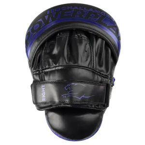 Лапи боксерські PowerPlay 3041 Challanger чорно-сині PU [пара]