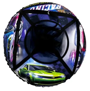 Тюбінг надувні санки ватрушка з камерою "Гонки" 120 см