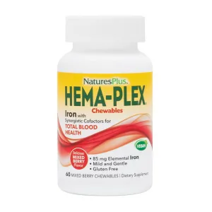 Hema Plex Iron 60 chew tabs Berry Mix