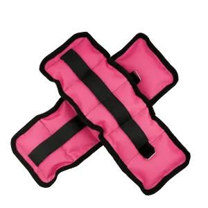 Обтяжувачі-манжети пісок по 0,5 кг чорно-рожевий