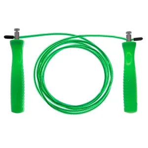 Скакалка швидкісна з підшипниками та сталевим тросом 2,6м Рожевий