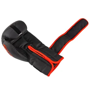 Боксерські рукавиці PowerPlay 3024 Ultra Mat Чорно-Червоні 14 унцій