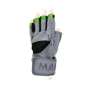 Рукавички для фітнесу MadMax MFG-860 Wild Grey/Green XXL