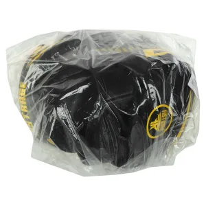 Лапа согнутая для бокса и единоборств FISTRAGE 2 шт чёрный-жёлтый