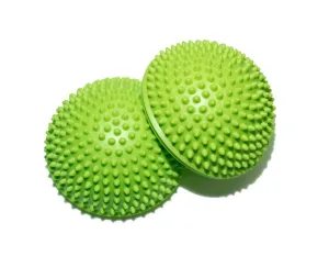 Напівсфера масажна балансувальна їжачок 260грам зелений