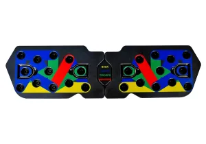 Многофункциональная доска для отжиманий EasyFit Wave тренажер фигурный