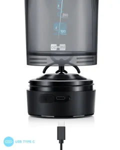 Шейкер спортивный электрический VOLTRX Gallium 700 мл. Tritan Blue