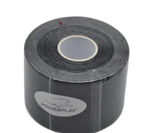 Kinesiology Tape PowerPlay 4315 Black 5 cm*5 m