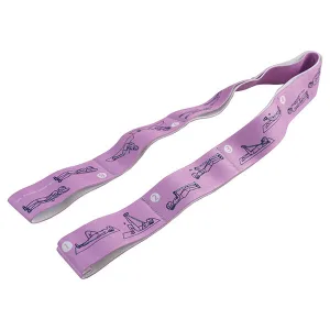 Стрічка для розтяжки еластичний еспандер Сірий