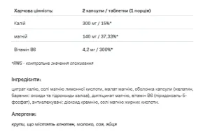TRI Magnesium Potassium - 100 капсул