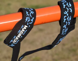 Лямки для тяги MadMax Camo Power Wrist Straps Camo/Light Blue