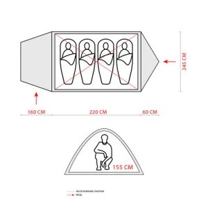 Намет 4-місний GreenCamp