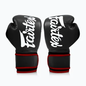 Боксерські рукавиці Fairtex BGV14 Black 10 унцій (бинти в комплекті)