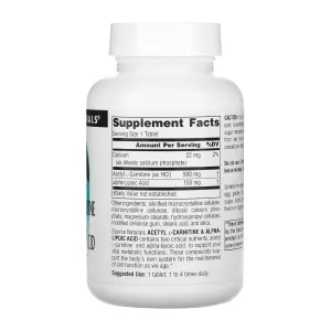 Acetyl L-Carnitine & Alpha-Lipoic Acid 650 мг - 60 таблеток