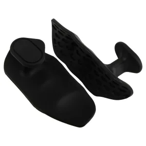 Накладки на долоні грипси Gym Grips силіконові 2 шт чорний