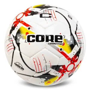 Футбольний м'яч CORE COMPETITION №5 PU жовто-червоний