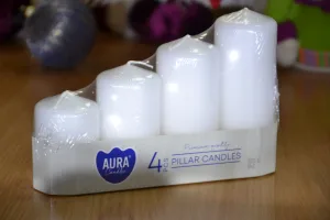 Набір свічок 4 шт. циліндр білі sw50/4