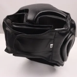 Боксерський шолом тренувальний PowerPlay 3048 Чорно-Білий S