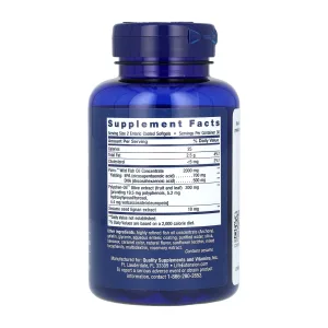 Super Omega-3 EPA/DHA Fish Oil Sesame Lignans & Olive Extract Enteric Coated - 60 софтгель