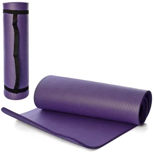 Килимок для туризму та фітнесу 183 см 61 см 10 мм фіолетовий