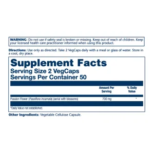 Passion Flower 700 мг - 100 капсул