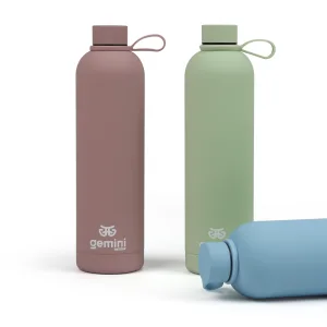 Термос Sport 1000 мл колір темно-бежевий BG09-8