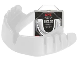 Капа боксерська OPRO Junior Snap Fit UFC Hologram білий art