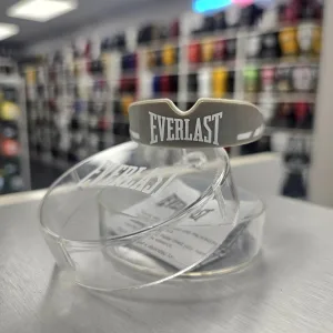 Капа боксерська Everlast EVERGEL MOUTH GUARD сіро-біла універсальна (оригінал) P00003597