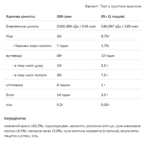 Nut Love (with roasted Peanut ) - 500 г кранч