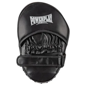 Лапи боксерські PowerPlay 3051 чорні PU [пара]
