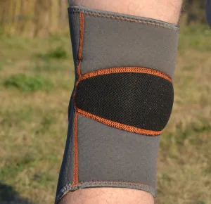 Наколінник MadMax MFA-297 Knee Support with Patella Stabilizer Dark Grey/Orange M