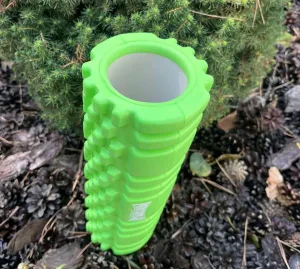 Масажний ролик (роллер) PowerPlay 4342 Massage Roller зелений 30x10 см