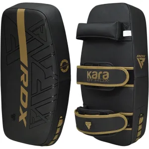 Thai Boxing Pads RDX ARM PAD F6 MATTE GOLDEN (1 pc.)
